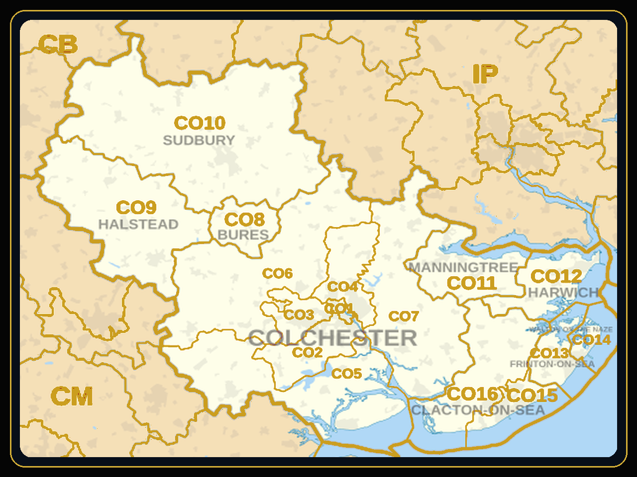 CO postcode service area map for Empire Exterior Cleaning Services